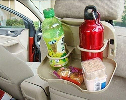 Portable Car Back Seat Cup Table Tray (Pack of 2)
